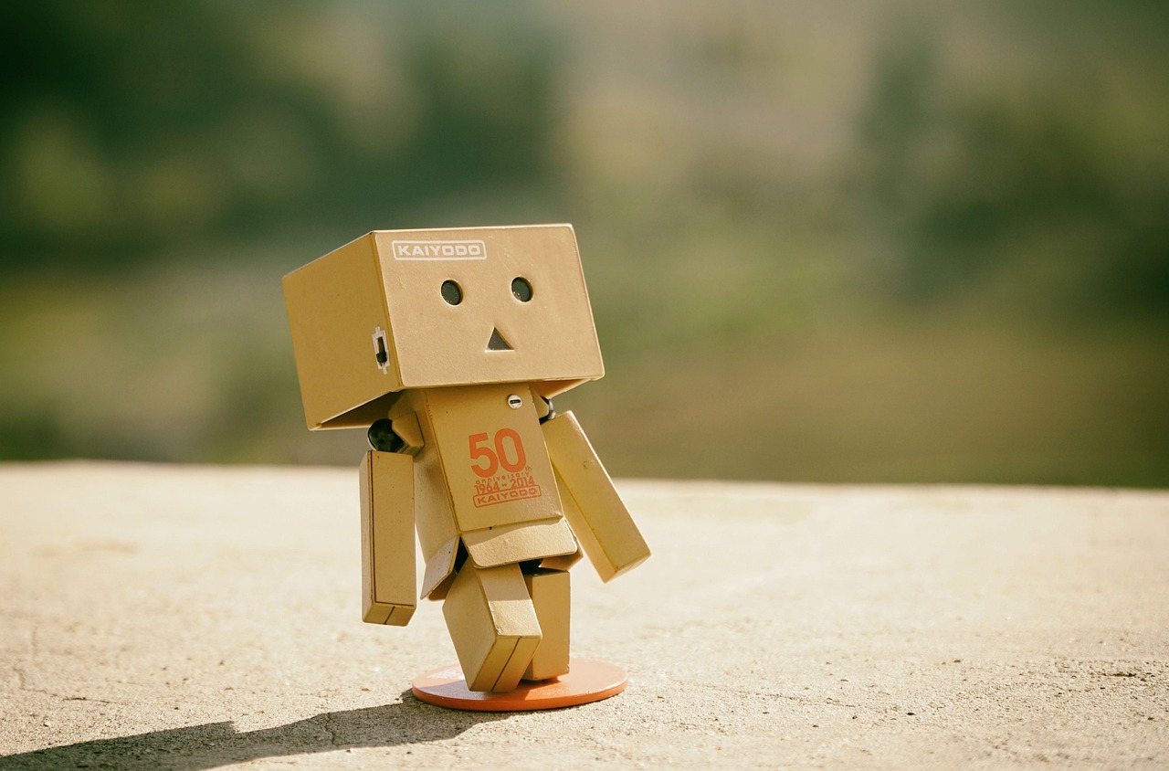Excited Carton Man - Text Input